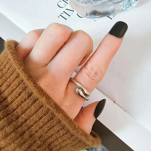 Hope Rings Hug Ring for Granddaughter Hug Ring to My Granddaughter Non Tarnish Adjustable Inspirational Always With You I Love You Forever Message Jewelry Gift in Saudi Arabia