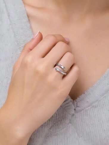 Hope Rings Hug Ring for Granddaughter Hug Ring to My Granddaughter Non Tarnish Adjustable Inspirational Always With You I Love You Forever Message Jewelry Gift in Saudi Arabia