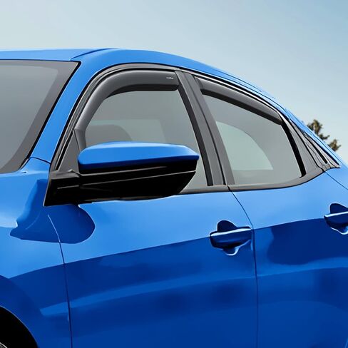 Goodyear Shatterproof in-Channel Window Deflectors for Toyota Sequoia 2023-2025, Rain Guards, Window Visors for Cars, Vent Deflector, Car Accessories, 4 pcs - GY008722 in Saudi Arabia
