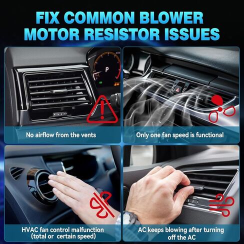 استبدال مقاوم محرك منفاخ المروحة HVAC لـ دودج رام 1500 2500 3500 1994-2009 يستبدل RU109 4720278 68004241AA مقاوم مروحة التكييف in Kuwait