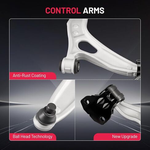 BDFHYK 2PCS Automotive Replacement Control Arms Compatible with Ford Focus C-Max Escape 2000-2018, Compatible with Mazda 3 SPORT,5 2004-2015, Compatible with Volvo C30 C70 S40 V50 2004-2013, K100002 in Saudi Arabia