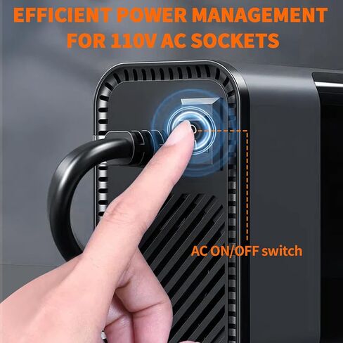 300W CAR POWERNERTER - محول 12 فولت إلى 110 فولت AC مع 2 منافذ AC ومنافذ USB (2 PD 36W + 2 QC3.0 30W) ، شاشة الجهد ، مروحة التبريد للكمبيوتر المحمول/CPAP/السفر in Kuwait