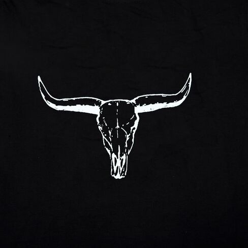 قمصان رجالي من Western Country Cowboy: قمصان Boho Cow Skull Graphic Tees قمصان رجالي للحفلات الموسيقية الريفية in Kuwait