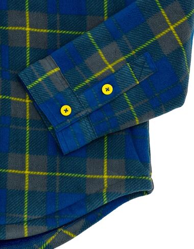 Pokémon Pikachu Plaid Flannel Hooded Shacket Little Kid to Big Kid Sizes (4-14-16) in Saudi Arabia