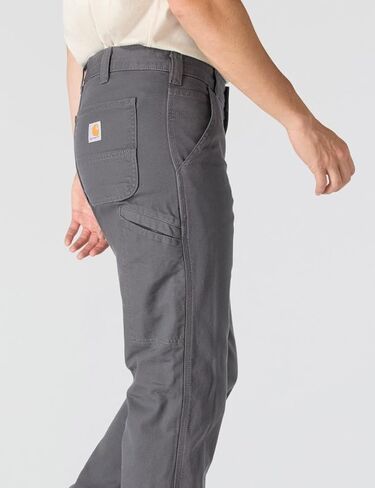 Carhartt Men's Rugged Flex Relaxed Fit Canvas Flannel-Lined Utility Work Pant in Saudi Arabia