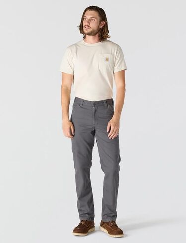 Carhartt Men's Rugged Flex Relaxed Fit Canvas Flannel-Lined Utility Work Pant in Saudi Arabia