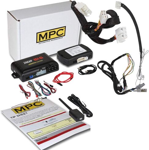 MPC Smartphone Or Factory Remote Activated Remote Start Compatible with Honda Civic 2016-2021 - Key-to-Start ONLY - T-Harness - w/FlashLink Updater - Premier USA Tech Support in Saudi Arabia
