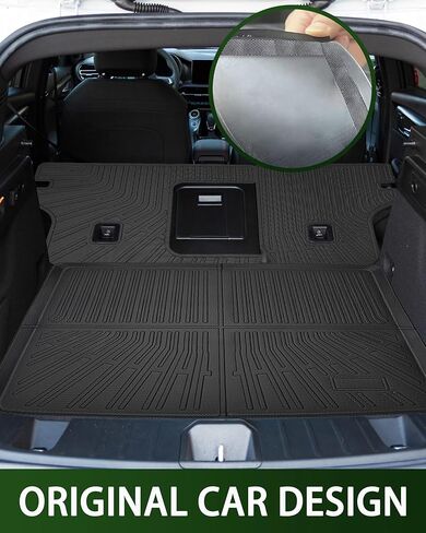 البضائع حصيرة البضائع بطانة ل Genesis GV80 اكسسوارات 2021-2025 فرش داخلي للسيارات والشاحنات غطاء المقعد الخلفي حامي مسند الظهر حصيرة الكلب بطانة جميع الأحوال الجوية in Kuwait