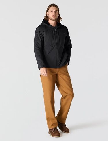 سترة Carhartt للرجال متينة ومريحة وخفيفة الوزن ومعزولة ومطاطة، أسود، مقاس كبير in Saudi Arabia