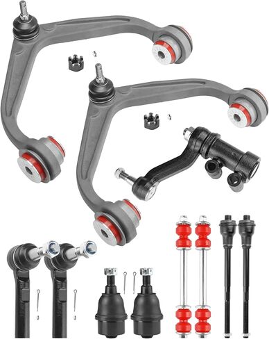 10pc Front End Suspension Kit for 2011-2019 Chevy Silverado GMC Sierra 2500HD 3500HD, Upgrade Polyurethane, 2 Sway Bar Links, 4 Inner & Outer Tie Rods, 2 Lower Ball Joints in Kuwait