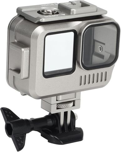 Dpofirs Protective Houses, Light Weight Double Cold Shoe Underwater Camera Protective Cover for Underwater in Saudi Arabia
