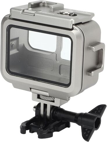 Dpofirs Protective Houses, Light Weight Double Cold Shoe Underwater Camera Protective Cover for Underwater in Saudi Arabia