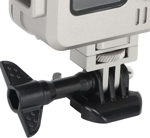 Dpofirs Protective Houses, Light Weight Double Cold Shoe Underwater Camera Protective Cover for Underwater in Saudi Arabia