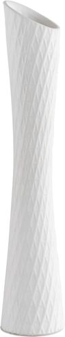 Paper Bag Vase, Unique Crinkle White Ceramic Flower Vase for Aesthetic Home Décor, Wedding, Dinner Table, Party & Christmas Decoration in Saudi Arabia