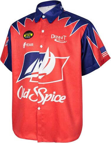 Ricky Bobby Shirt Talladega Nights Short Sleeve Shirt Men's Casual Shirt in Kuwait