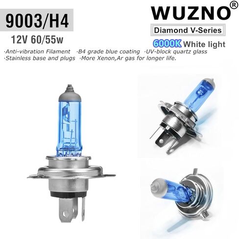 Halogen Headlight Bulbs Replacement for Honda CR-V CRV 2015 2016 2017 2018 2019 2020 2021 2022 2023,High Beam 9005/Hb3, Low Beam H11 Lights, 6000k White, 120% Brightness, 4 Pack in Kuwait