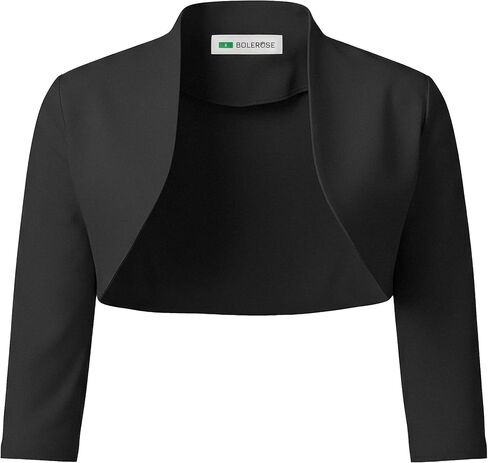 BOLEROSE 3/4 Sleeve Formal Tailored Bolero Shrug in Kuwait