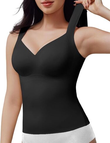 Women's Strapless Top Black Tanktop Women Flat Tummy Shapewear Strapless Tank Tops for Women Ribbed Tube Top Black S in Saudi Arabia