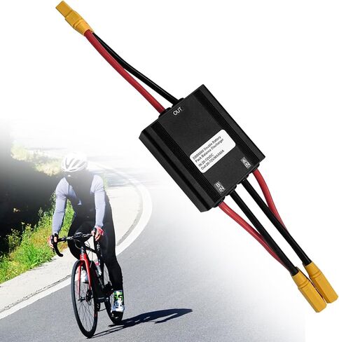 محول تفريغ البطارية المزدوج للدراجة E ، DC 20V-72V DC Dual Batter Back Switch Balancer XT60 لزيادة السعة عن طريق توصيل بطاريتين في وحدة معادلة متوازية (30A) in Kuwait