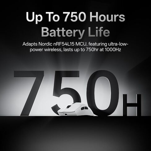 رابو VT7 اللاسلكية الماوس ، معدل الاقتراع اللاسلكي الثامن 8K ، 53 جرام خفيف الوزن ، بطارية تصل إلى 500 ساعة ، Nordic NRF54L15 MCU ، مفتاح ميكانيكي 100 مليون ، 10 أزرار قابلة للبرمجة ، أسود in Saudi Arabia