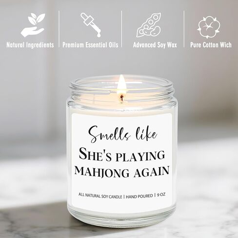 50th Birthday Gifts for Her Him, 50 Year Old Birthday Gifts - Funny & Unique Presents for Men & Women Born in 1975, Lavender Scented Candle, 7oz in Kuwait