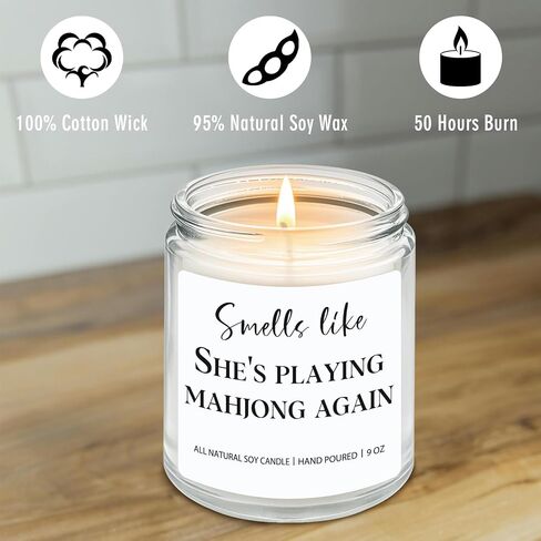 50th Birthday Gifts for Her Him, 50 Year Old Birthday Gifts - Funny & Unique Presents for Men & Women Born in 1975, Lavender Scented Candle, 7oz in Kuwait