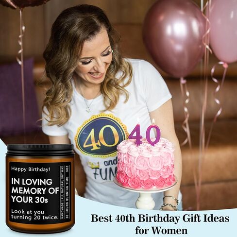 هدايا عيد الميلاد الخمسين لها، هدايا عيد ميلاد عمرها 50 عامًا - هدايا مضحكة وفريدة من نوعها للرجال والنساء المولودين في عام 1975، شمعة معطرة باللافندر، 7 أونصة in Kuwait