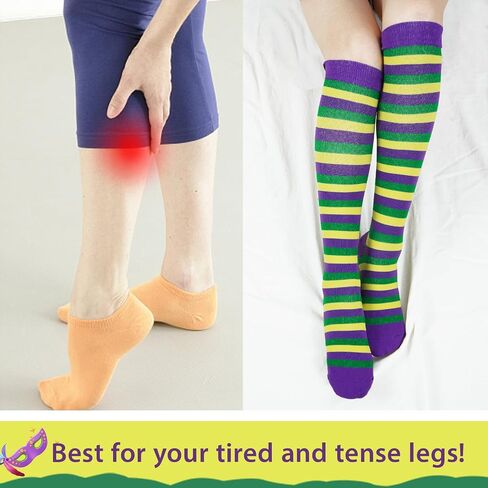 Junely Compression Socks for Women Knee High for Support Nurses Pregnancy Sports Travel Flight Running in Saudi Arabia