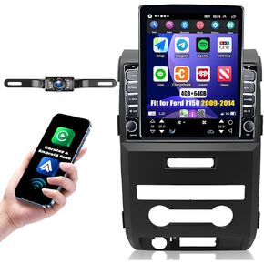 استريو سيارة Android 13 متوافق مع Ford F150 2009-2014 ترقية الراديو 9.7 بوصة تعمل باللمس مع Carplay اللاسلكي Android Auto AHD Camera Camera Link GPS SWC WiFi FM in Kuwait