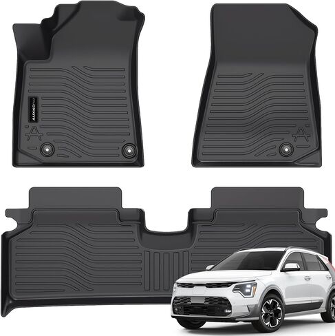 Auxko All Weather Floor Mats Cargo Mat for Kia Seltos 2024 2025 2026 TPE Liners All Season Accessories Guard Odorless Anti-Slip Floor Liners Trunk Tray for Kia Seltos 2026 2025 2024 in Kuwait