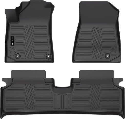 Auxko All Weather Floor Mats Cargo Mat for Kia Seltos 2024 2025 2026 TPE Liners All Season Accessories Guard Odorless Anti-Slip Floor Liners Trunk Tray for Kia Seltos 2026 2025 2024 in Kuwait