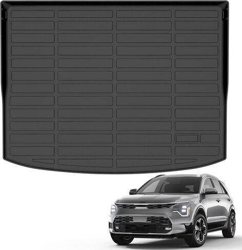 Auxko All Weather Floor Mats Cargo Mat for Kia Seltos 2024 2025 2026 TPE Liners All Season Accessories Guard Odorless Anti-Slip Floor Liners Trunk Tray for Kia Seltos 2026 2025 2024 in Kuwait