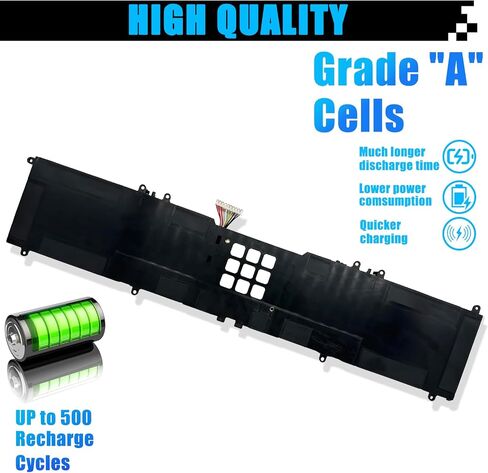 RC30-0248 Laptop Battery Replacement for Razer Blade 15 2018 Advanced RZ09-02386E92 RZ09-02385 RZ09-02386 RZ09-02886 RZ09-02887 RZ09-02888 RZ09-0301 RZ09-0313 RZ09-0409x Series 4ICP4/55/162 15.4V 80Wh in Saudi Arabia