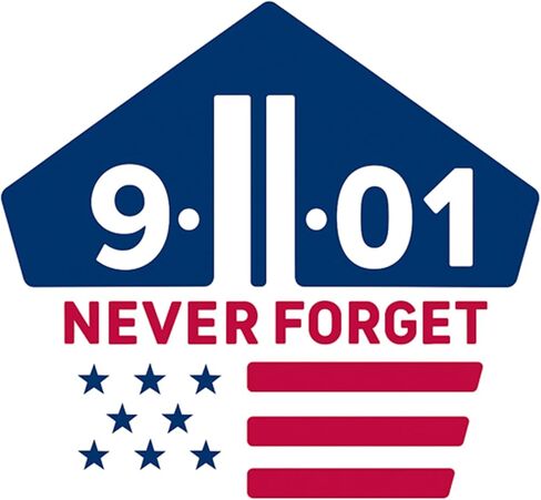 لا تنسى أبدًا ملصق Twin Tower 9/11 - شارات متينة فينيل مقاومة للماء لزجاجات المياه وأجهزة الكمبيوتر المحمولة والمزيد (3pcs ، 3 ") in Saudi Arabia