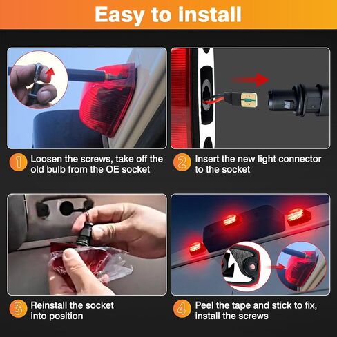 LED Front Cab Roof Marker Lights Compatible with 2014-2025 Dodge Ram ProMaster 1500 2500 3500 Front Roof Mounted Cab Lights Top Clearance Running Lamps Replaces 68232473AA, 5PCS in Kuwait