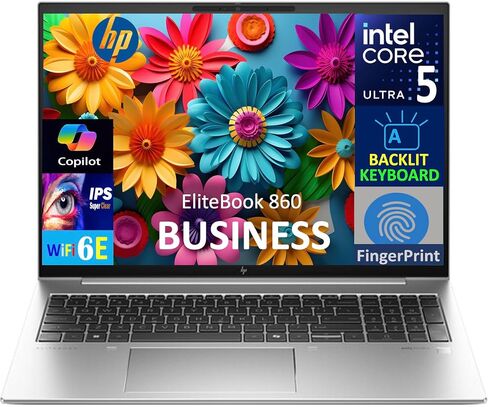 HP ELITEBOOK 860 G10 Business LAPTOP 16.0 "FHD+ Display ، 13th Gen Intel I5-1335U (Beat I7-1255U) ، 32GB DDR5 ، 2TB SSD ، Photeprint ، Backlit KYB ، 2 Thunderbolt 4 ، Win 11 Pro W/ in Kuwait