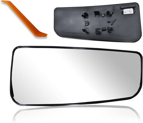 Driver left Side Upper heated Mirror Glass Compatible with Ford F150 2015-2020 Ford F250 F350 2017-2020 Towing Convex Mirror with Rear Holder in Saudi Arabia