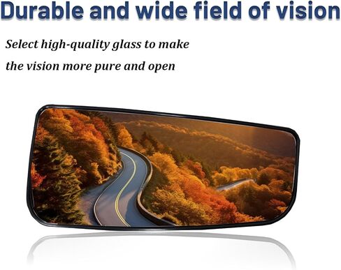 Driver left Side Upper heated Mirror Glass Compatible with Ford F150 2015-2020 Ford F250 F350 2017-2020 Towing Convex Mirror with Rear Holder in Saudi Arabia