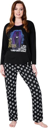 Wednesday Ladies Pyjamas Set Nightwear Long Sleeve & Bottoms PJs Lounge Set for Women and Teenagers S-XL Gifts for Her in Saudi Arabia