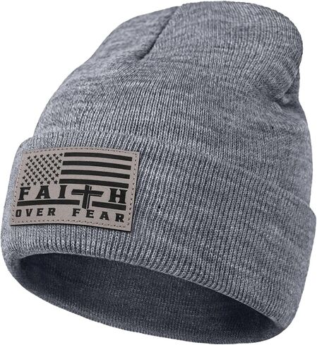 قبعات كريستيان كروس للرجال والنساء، قبعات شتوية ذات أساور إيمانية، هدايا دينية لعيد الشكر والكريسماس والسنوات الجديدة in Kuwait