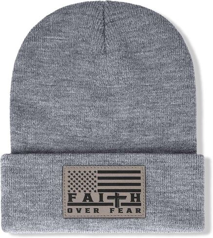 قبعات كريستيان كروس للرجال والنساء، قبعات شتوية ذات أساور إيمانية، هدايا دينية لعيد الشكر والكريسماس والسنوات الجديدة in Kuwait