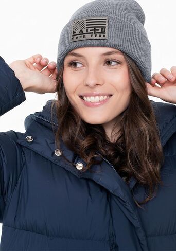 قبعات كريستيان كروس للرجال والنساء، قبعات شتوية ذات أساور إيمانية، هدايا دينية لعيد الشكر والكريسماس والسنوات الجديدة in Kuwait