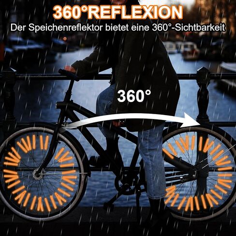 36Pcs Reflective Spoke Covers for Bicycle, 360° Visibility 2.9Inch Bike Spoke Reflectors for Night Riding, Bike Wheel Reflector Tube Reflective Spokes Skins Wheel Decoration Reflectors （Green） in Saudi Arabia