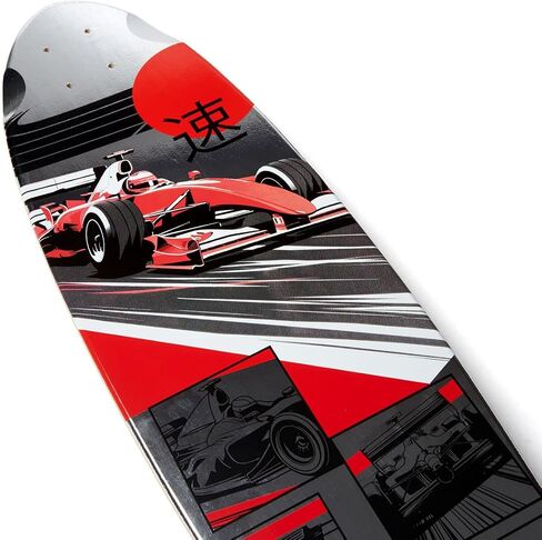 شعار Daddies Board Shop منسدل من خلال Longboard Deck - أبيض in Kuwait