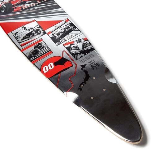 شعار Daddies Board Shop منسدل من خلال Longboard Deck - أبيض in Kuwait