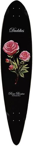 شعار Daddies Board Shop منسدل من خلال Longboard Deck - أبيض in Kuwait