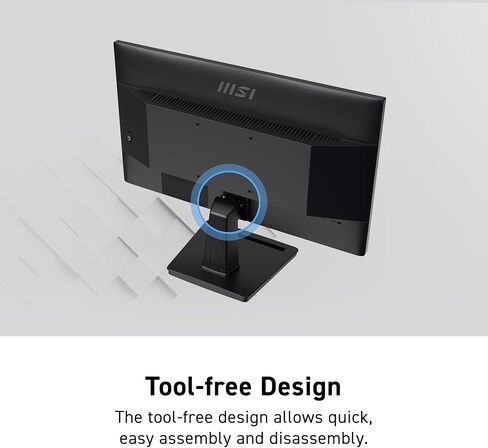MSI Pro MP275 27 بوصة IPS 1920 × 1080 (FHD) شاشة الكمبيوتر ، 100 هرتز ، المزامنة الحرة ، HDMI ، منفذ VGA ، Vesa Mountable ، إمالة ، مكبر صوت ، 1 مللي ثانية ، أسود in Saudi Arabia