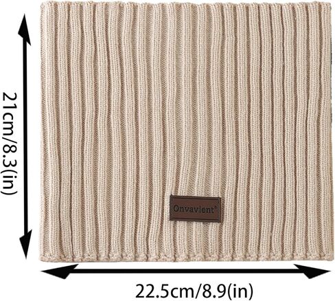 وشاح لتدفئة الرقبة في الشتاء للرجال والنساء، مقاوم للرياح لتدفئة الرقبة، أوشحة رقبة دائرية أنبوبية in Kuwait