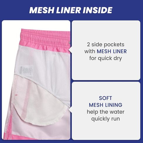 maamgic Mens Swim Trunks 5" with Mesh Lining Quick Dry Bathing Suits for Men Swim Shorts Swimwear Large in Saudi Arabia