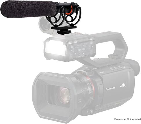 Digital Nc Advanced Super Cardioid Microphone (Stereo/Shotgun) with Dead Cat Wind Muff Compatible with Panasonic AG-CX10 in Saudi Arabia